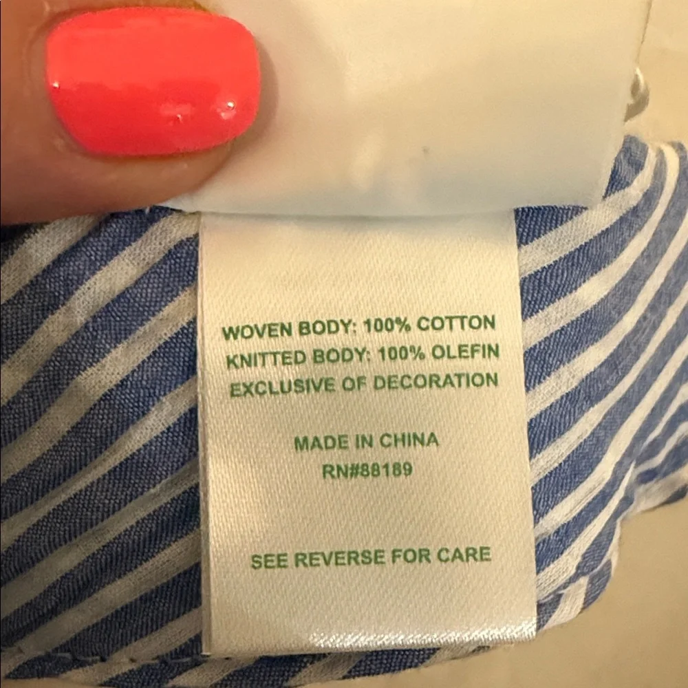 Lilly Pulitzer Gold and Blue Women's Visor - Picture 9 of 9